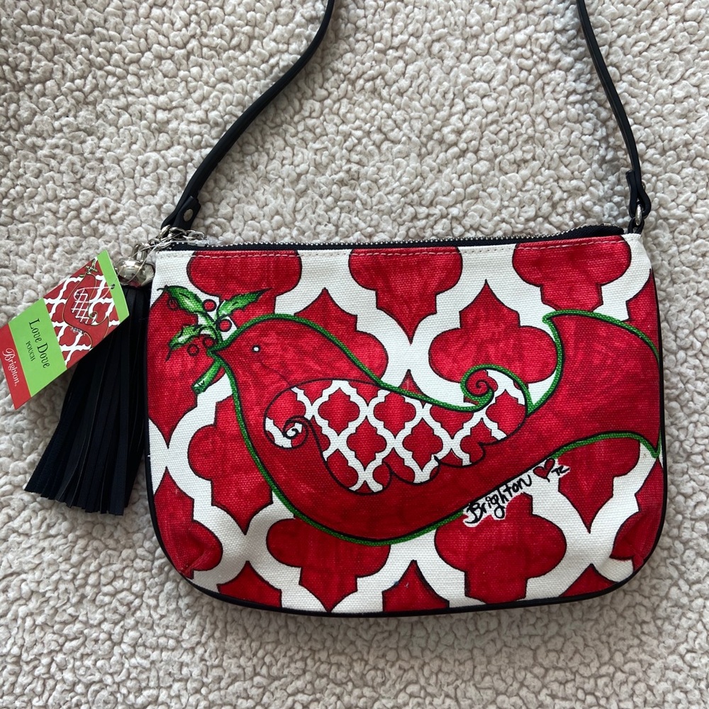 Love Dove Cross Body Pouch Brighton NWT